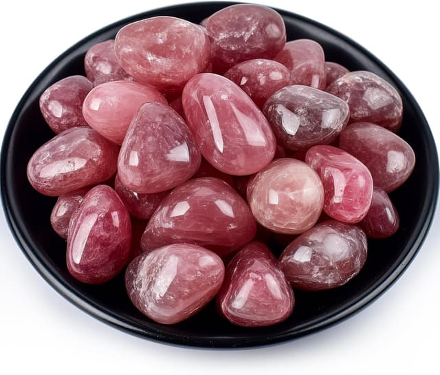 Detalle 2 de SigMntun Polished Stone Set Mahogany Obsidian 0.8" 🪨