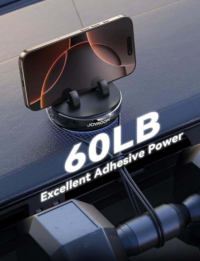 Thumbnail 6 de JOYROOM 360° Car Phone Holder Mount with Anti-Sun Glare Adjustments