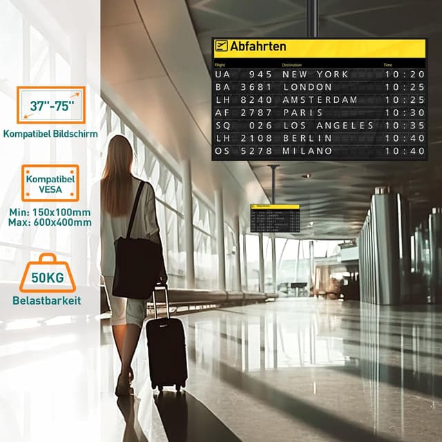 Thumbnail 5 de ELIVED EV3016 Deckenhalterung 37–75 Zoll