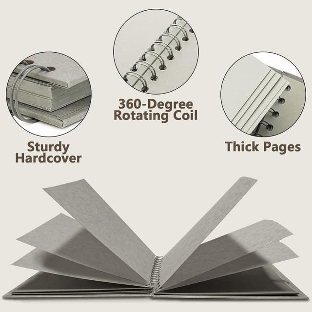 Thumbnail 4 de Vienrose Fotoalbum 28,5 x 20,5 cm mit 100 Seiten