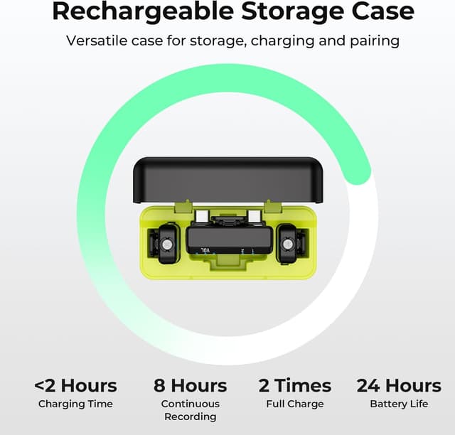 Thumbnail 2 de FULAIM X6S Microfono Lavalier Wireless 48kHz/24Bit
