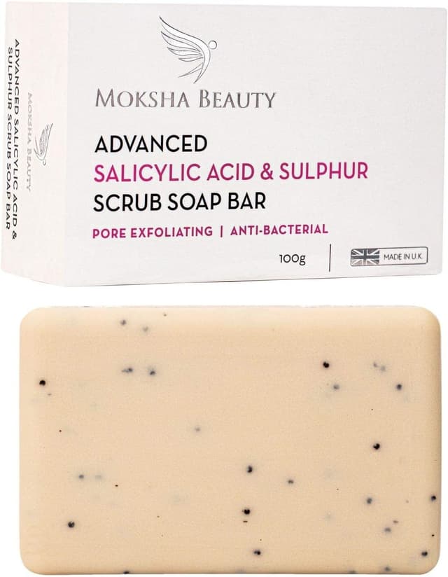 Imagen de MOKSHA Savon exfoliant au soufre pour le visage en OfertitasTOP