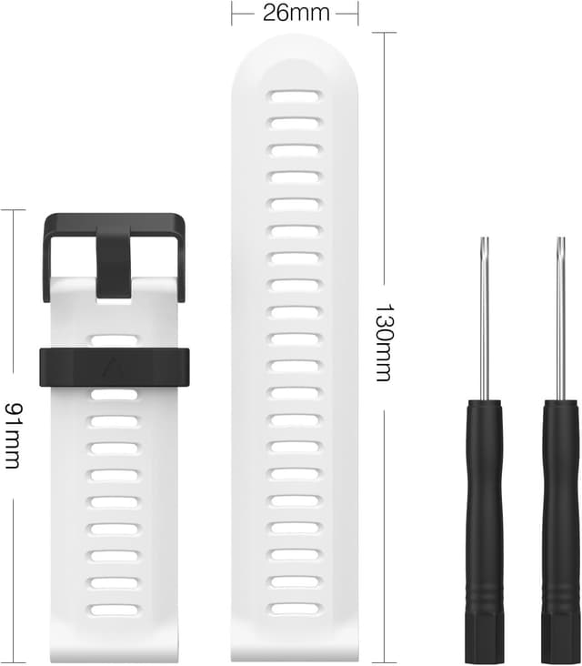 Thumbnail 6 de MoKo silicone watch strap replacement compatible with Garmin Fenix 3/3 HR and Fenix 5X series