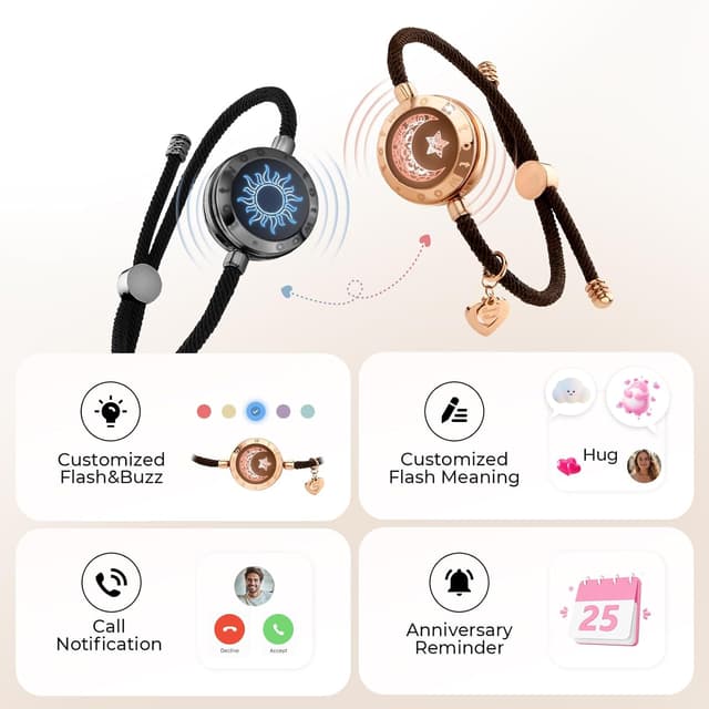 Thumbnail 2 de TOTWOO Long Distance Touch Bracelet