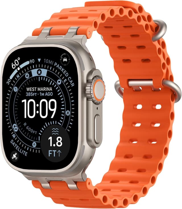 Detalle de TiMOVO Ocean Strap sports silicone band for Apple Watch Ultra 3/2/1 (49mm)
