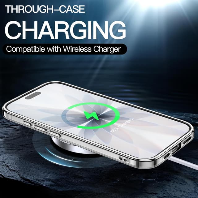 Detalle de JETech Cover per iPhone 17 da 6,3 pollici trasparente antiurto e anti-ingiallimento