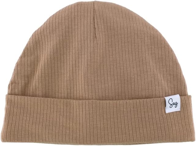 Detalle de Sugarmelon Lightweight Jersey Beanie Hat with Silky Satin Lining for Newborns & Toddlers