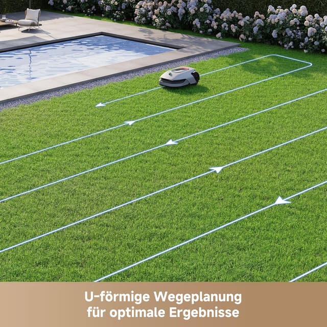 Thumbnail 6 de Dreame Mähroboter A1 Pro mit Garage – kabellose Begrenzungs-Einrichtung, App-Steuerung, 2000 m²