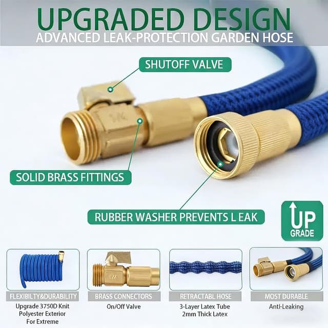 Detalle 2 de Garden Hose Reel 15M flexible hose