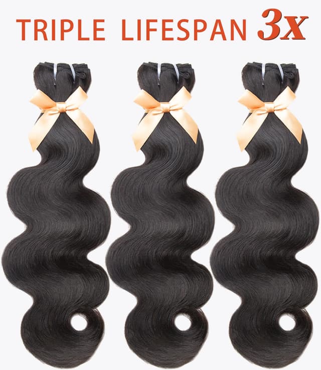 Thumbnail 3 de MLIP Raw Bundles 16-20 Inch Body Wave ๐โ