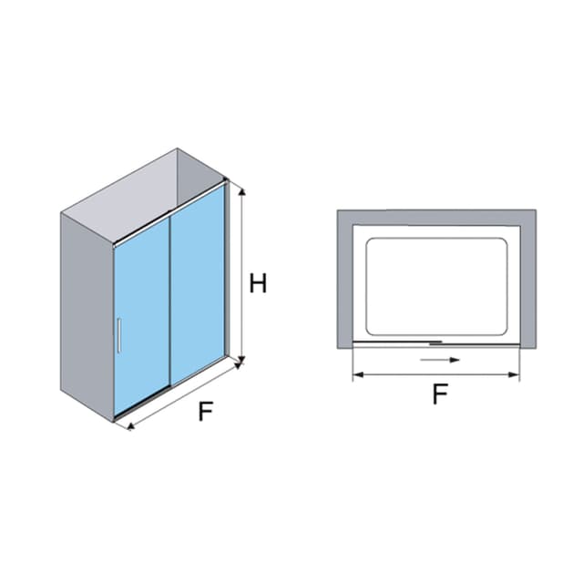Thumbnail 3 de Profiltek WI-210 mampara ducha 6 mm 195 cm 🚿