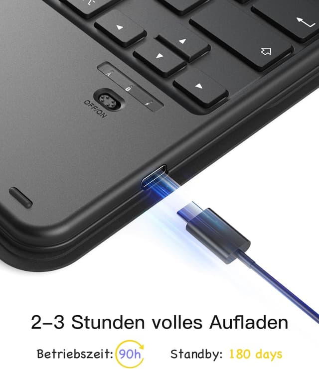 Thumbnail 5 de Inateck Classic N0001 iPad Hülle mit Tastatur 11"