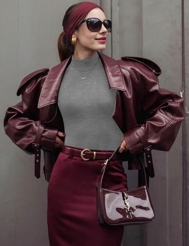 Detalle de ZEAGOO sous-pull col roulé femme manches longues basique moulant fin