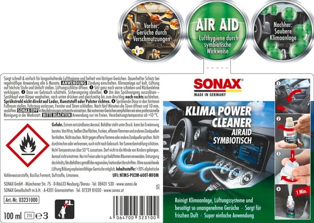 Thumbnail 1 de SONAX KlimaPowerCleaner AirAid 100 ml