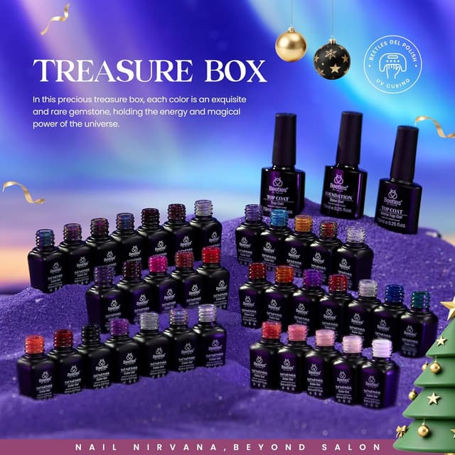 Detalle de Beetles Gel Nail Polish 39Pc Set ๐