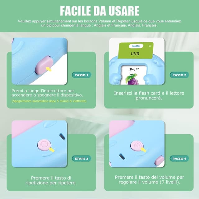 Thumbnail 5 de Talking Flash Cards parlanti per bambini 3+ anni 🧩