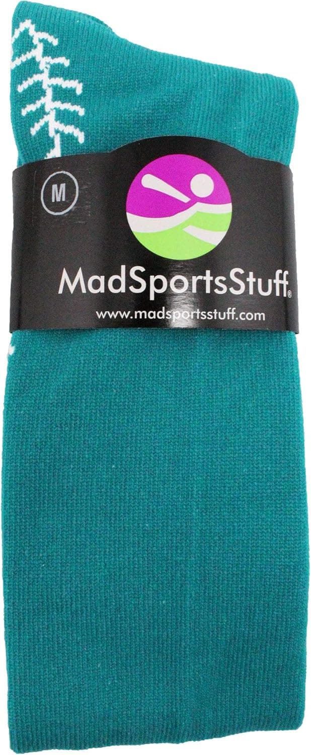 Detalle de MadSportsStuff Softball Socks with Stitches (Girls & Women, Youth & Adult Over-the-Calf)