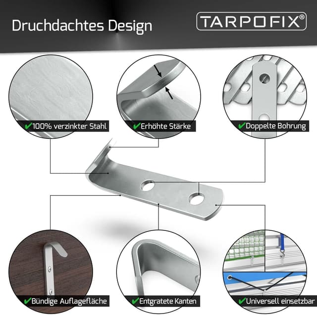 Thumbnail 5 de Tarpofix Planenhaken 50x13x2,5mm