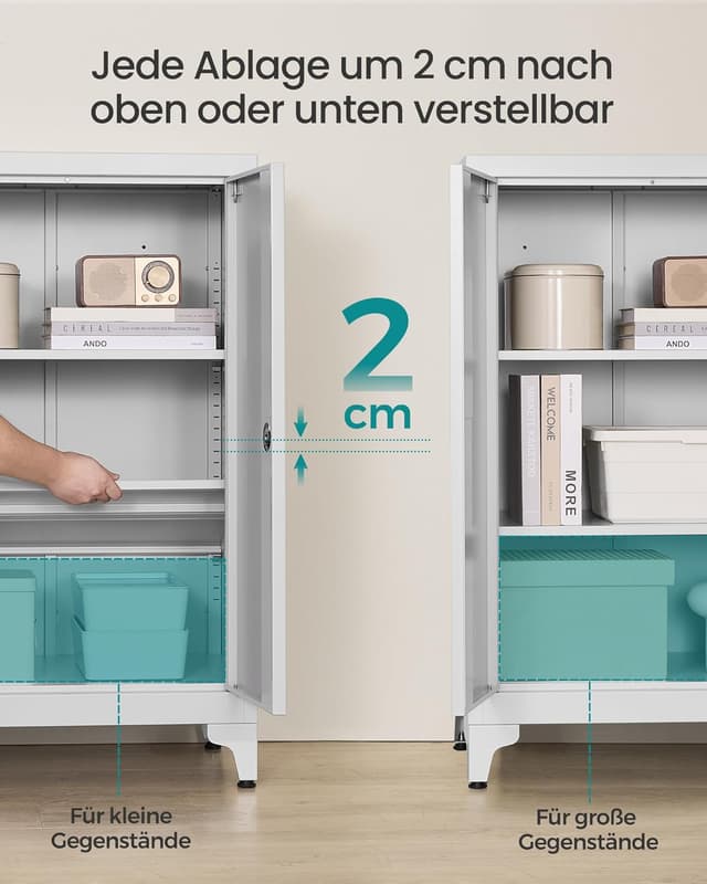 Detalle 2 de SONGMICS OMC012G01 Aktenschrank 40 x 60 x 90 cm