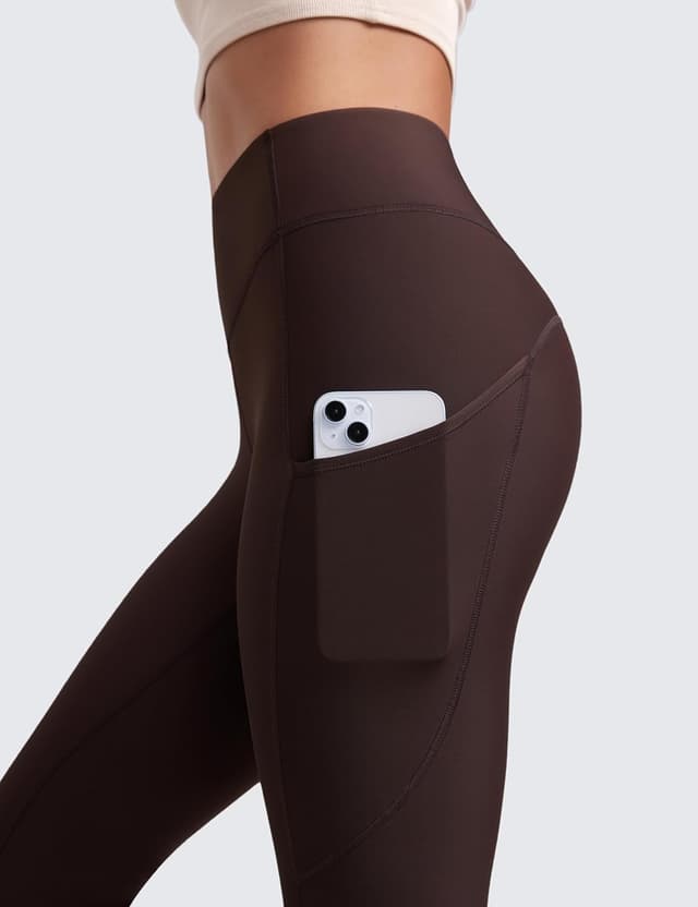 Detalle 2 de Leggings thermiques CRZ YOGA femme à taille haute avec doublure polaire et poches