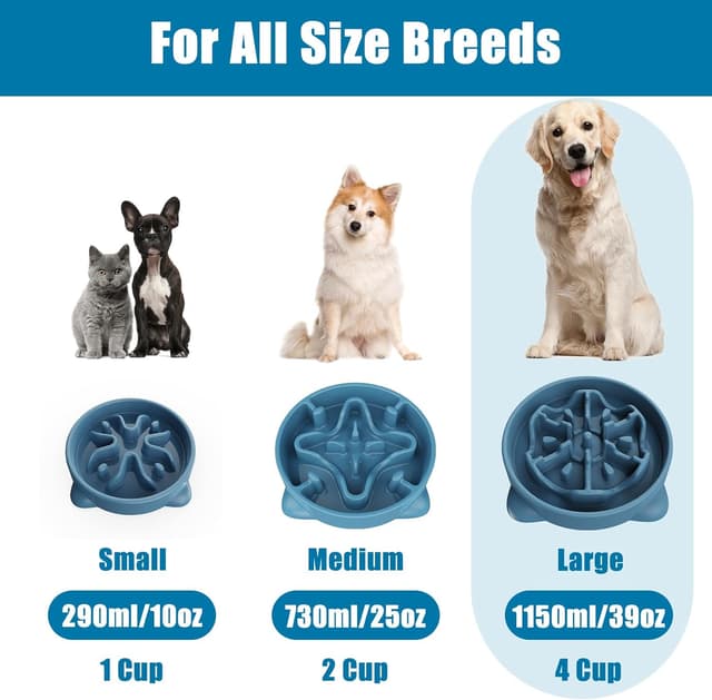 Detalle 2 de Slow Feeder dog bowl 27cm puzzle