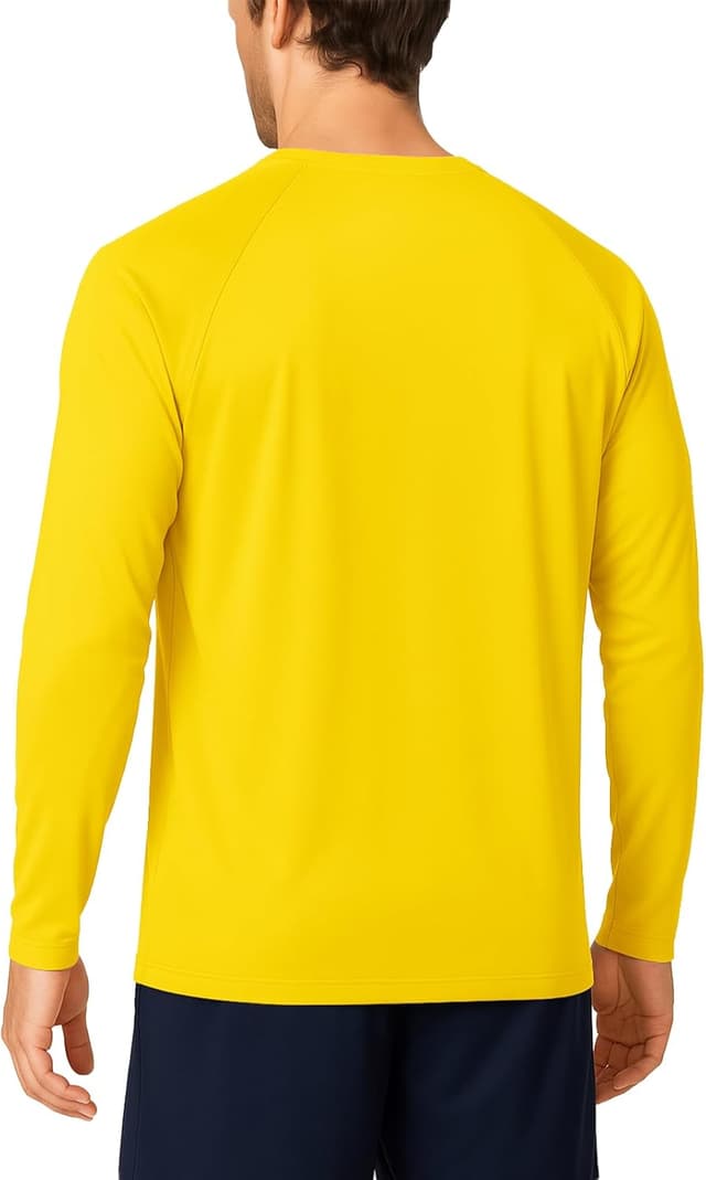 Detalle de GOLDPKF Men’s UPF 50+ Long Sleeve Sun Protection T-Shirt (Quick Dry, 4-Way Stretch)