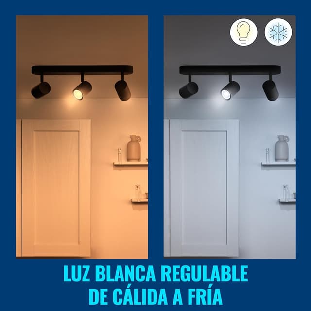 Thumbnail 7 de WiZ Imageo - Lámpara Inteligente 3 Focos LED 🛋
