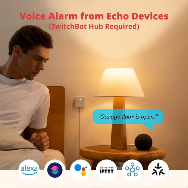 Thumbnail 6 de SwitchBot Door Alarm Contact Sensor (1 Pack) for Smart Home Security with Hub Mini compatibility