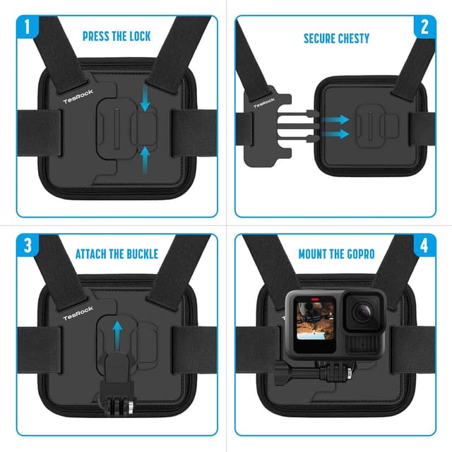 Thumbnail 6 de TesRock Chest Mount für Actionkameras 188 g