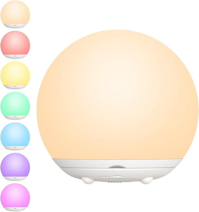 Detalle de Suright Nachtlicht Kinder Touch, RGB 7 Farben