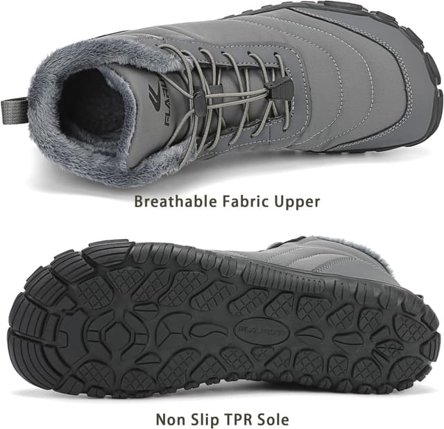 Thumbnail 3 de FLARUT Scarpe Invernali Barefoot a Punta Larga