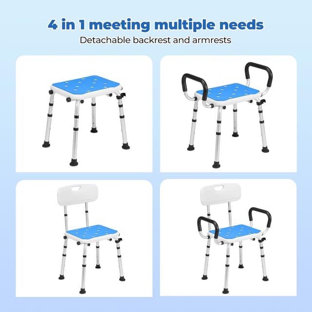 Thumbnail 6 de Careboda chaise de douche 6 hauteurs