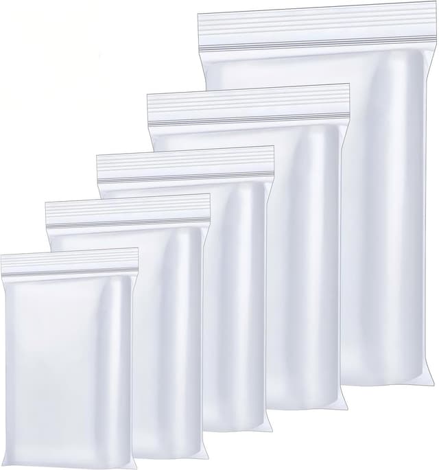 Detalle de OTraki 500 Unidades Bolsas Zip 5 tamaños