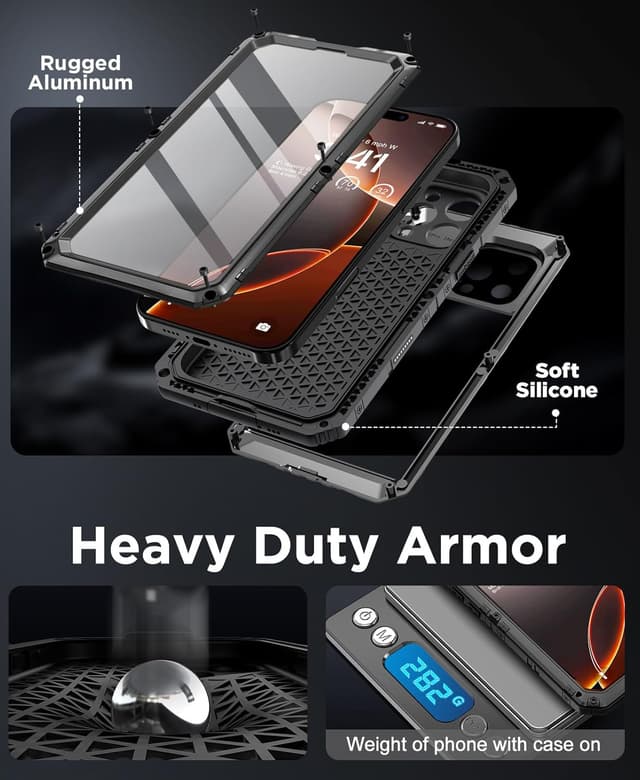 Detalle 2 de iPhone 16 Pro Max waterproof case, 3m