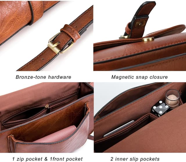 Thumbnail 6 de Crossbody satchel bag 23.5cm AFKOMST