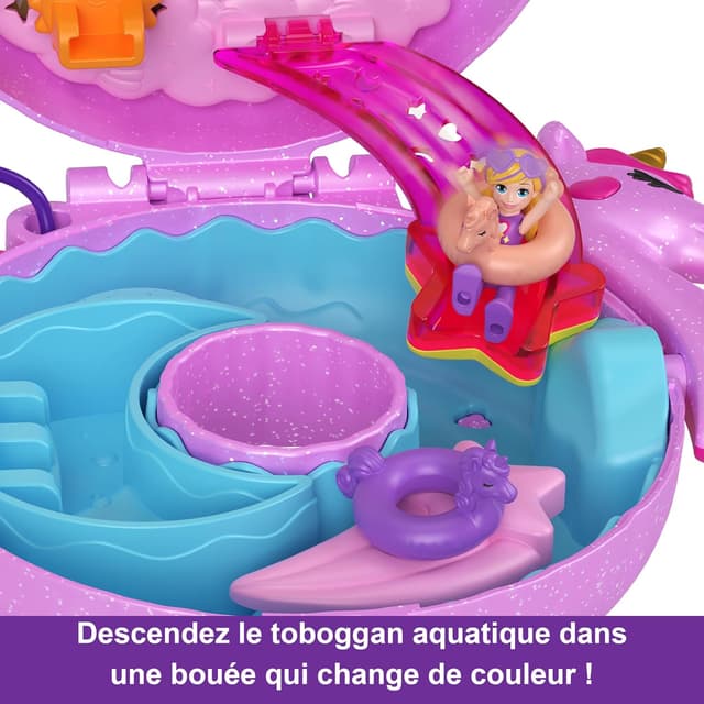 Detalle 1 de Coffret Polly Pocket licorne licorne 12 accessoires
