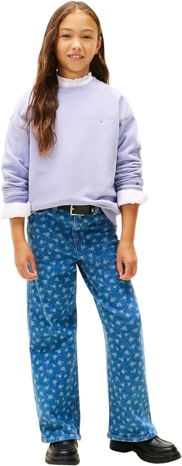 Detalle 2 de Tommy Hilfiger Mini Corp felpa pullover C-Neck KS0KS00665 unisex