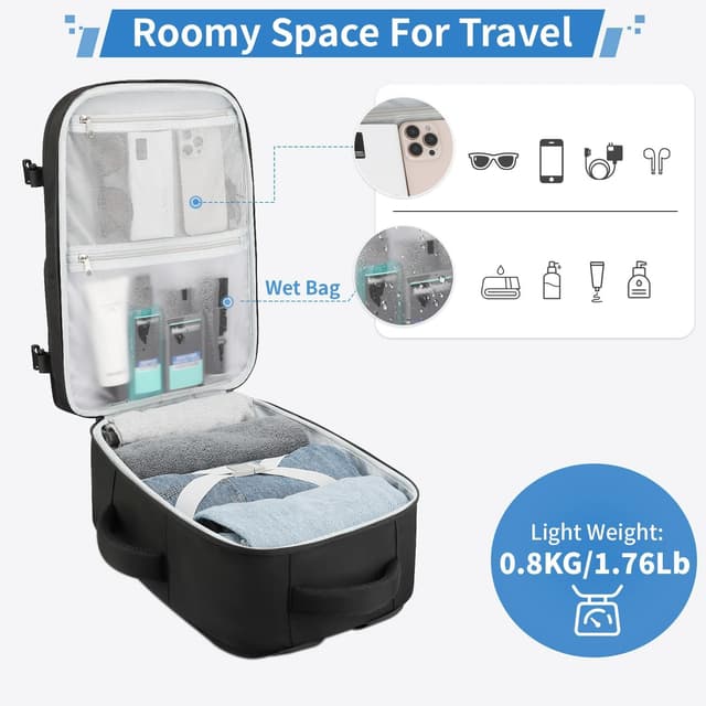 Detalle de ZOMFELT cabin bag 15.6 inch