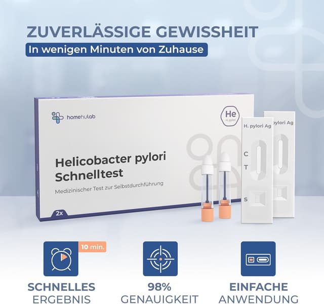 Detalle 2 de Helicobacter Pylori Schnelltest 2er-Set