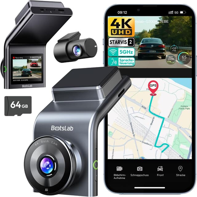 Imagen de BOTSLAB G300H Plus 4K Dashcam vorne+hinten en OfertitasTOP