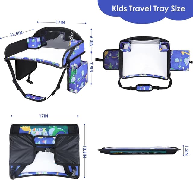 Thumbnail 6 de WENRENER Kids Travel Tray for Car Seats