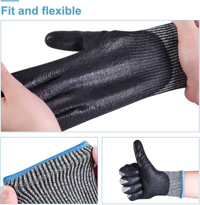Thumbnail 6 de Donfri Cut Resistant Gloves Level 5, Size S,3