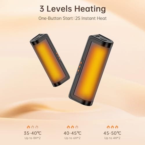 Thumbnail 1 de Jonwall Scaldamani ricaricabili 2 pezzi 3 livelli