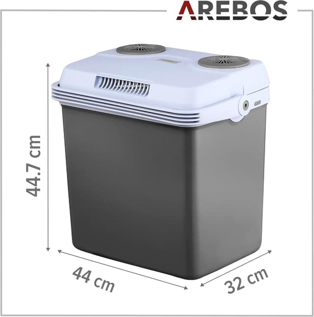 Thumbnail 6 de Arebos 25-Liter-Kühlbox (12/230 V) mit ECO-Modus – zum Kühlen und Warmhalten unterwegs