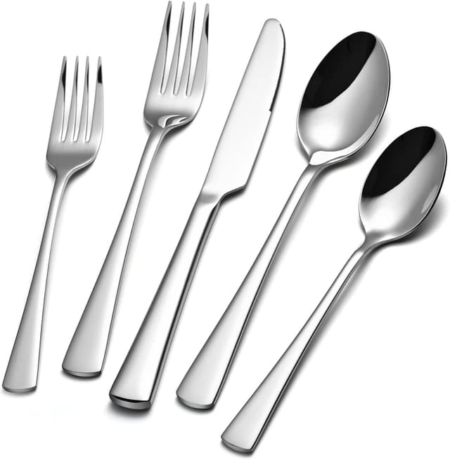 Detalle de KINGSTONE Silverware 40-piece flatware 🍴