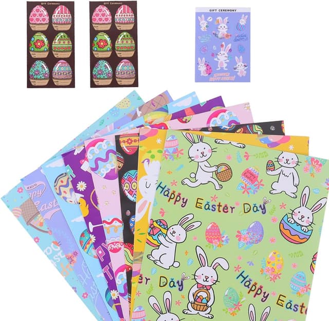 Thumbnail 2 de HBell Easter Wrapping Paper 8 Sheet