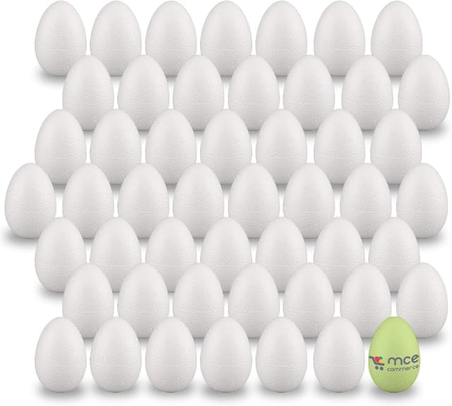 Detalle de MCE-Commerce A336050-2 œufs polystyrène 6 cm 50 pcs