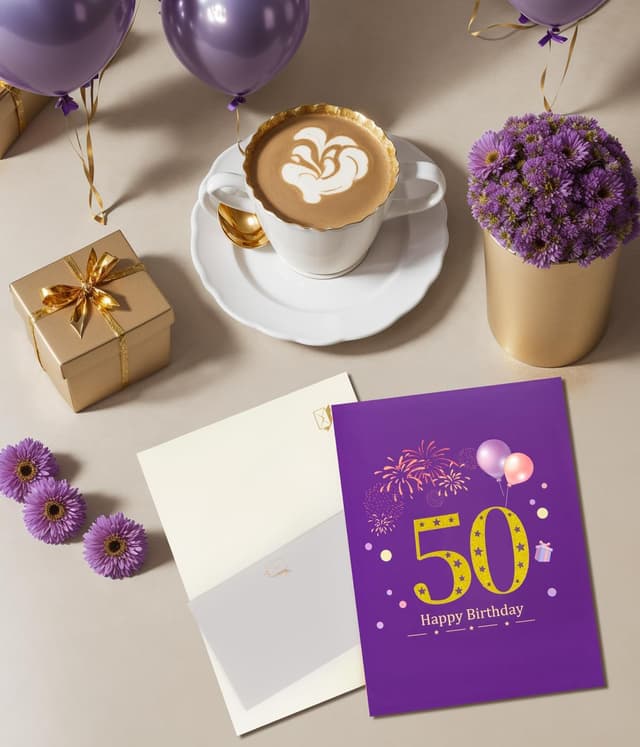 Thumbnail 6 de Magic Ants 50 Geburtstagskarte, 3D Pop-Up