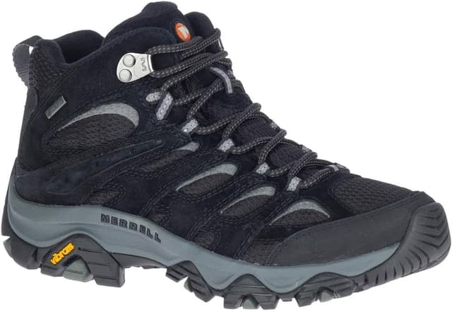Detalle de Merrell Moab 3 Mid GTX Women’s (Black/Grey) walking boot