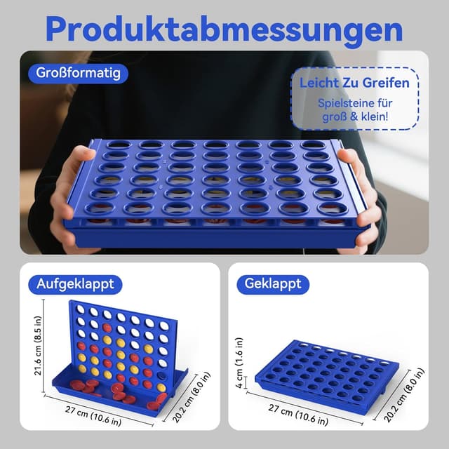 Thumbnail 4 de Pup Go 4 in einer Reihe Groß Format Spiel 🧩